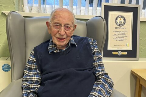The world’s oldest man says the secret to his longevity is luck, plus regular fish and chips