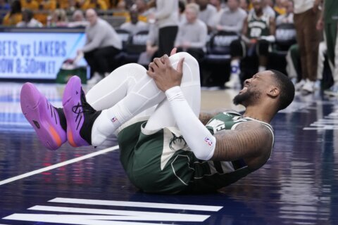 Bucks’ Lillard has MRI, team awaiting results before deciding if he plays in Game 4 vs. Pacers