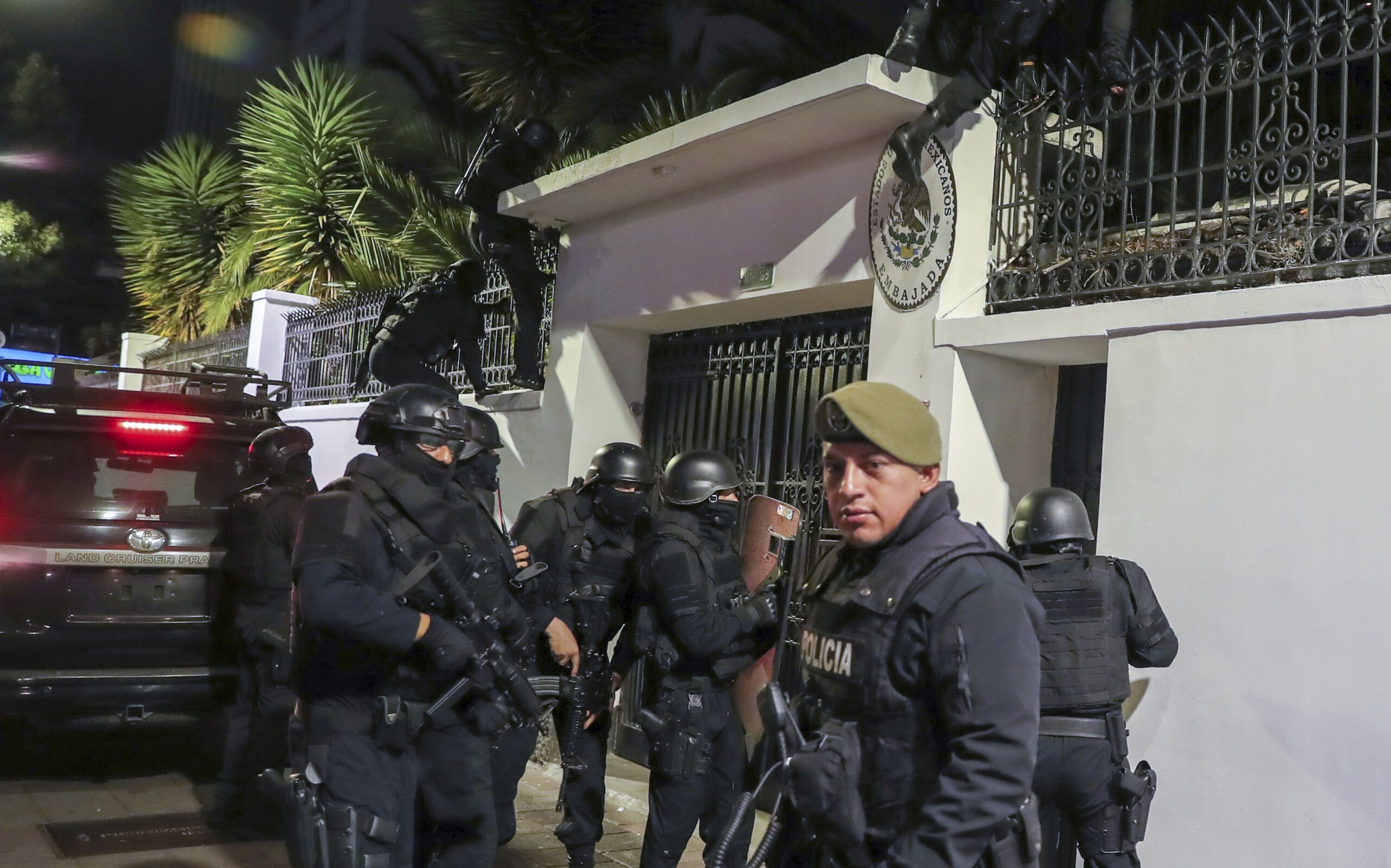 Mexico is breaking diplomatic ties with Ecuador after police stormed ...