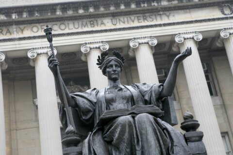 Columbia’s president rebuts claims she has allowed the university to become a hotbed of antisemitism