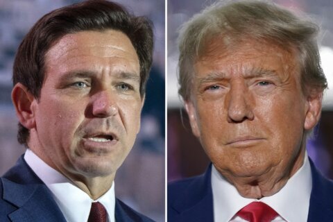 Trump and DeSantis meet to make peace and discuss fundraising for the former president’s campaign