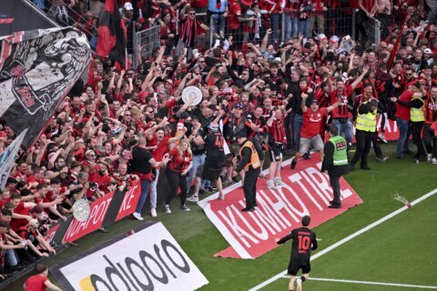 Bayer Leverkusen wins first Bundesliga title, ending Bayern Munich’s 11-year reign