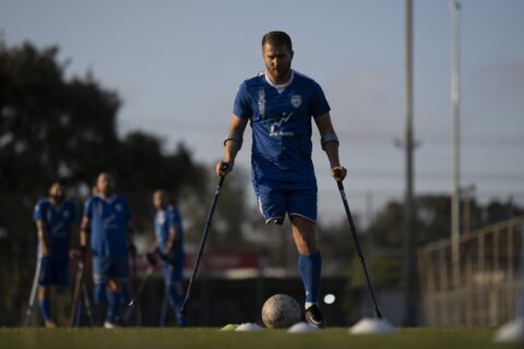 Soldiers who lost limbs in Gaza war are finding healing on Israel’s amputee soccer team