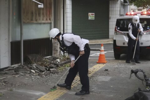 A strong earthquake in Japan leaves 9 people with minor injuries. But there was no tsunami danger