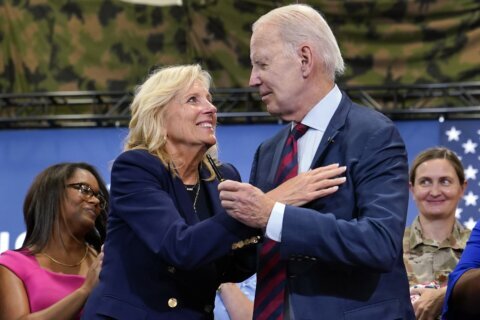 Jill Biden says agreement to let federal employee military spouses work from overseas is overdue