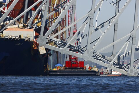 Crews turn sights to removing debris from ship’s deck in Baltimore bridge collapse cleanup