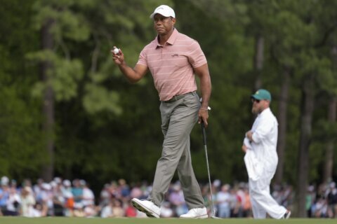 Tiger Woods off to rousing start in pursuit of more Masters history, maybe another green jacket