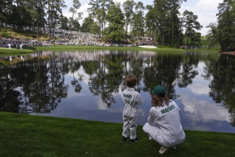 The Masters begins after weather delay, though high winds are still expected at Augusta National