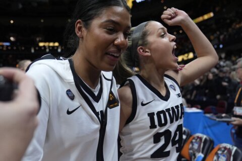 Iowa’s Marshall says she received ‘hate comments’ on social media after drawing late foul vs. UConn