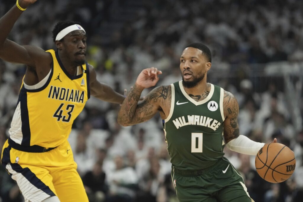Pascal Siakam leads resurgent Pacers offense in 125-108 victory that evens series with Bucks