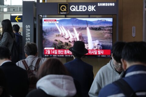 North Korea fires an intermediate-range missile into its eastern waters, South Korea says