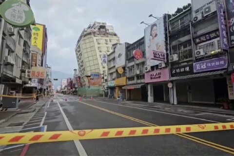 A cluster of earthquakes shakes Taiwan after a strong quake killed 13 earlier this month