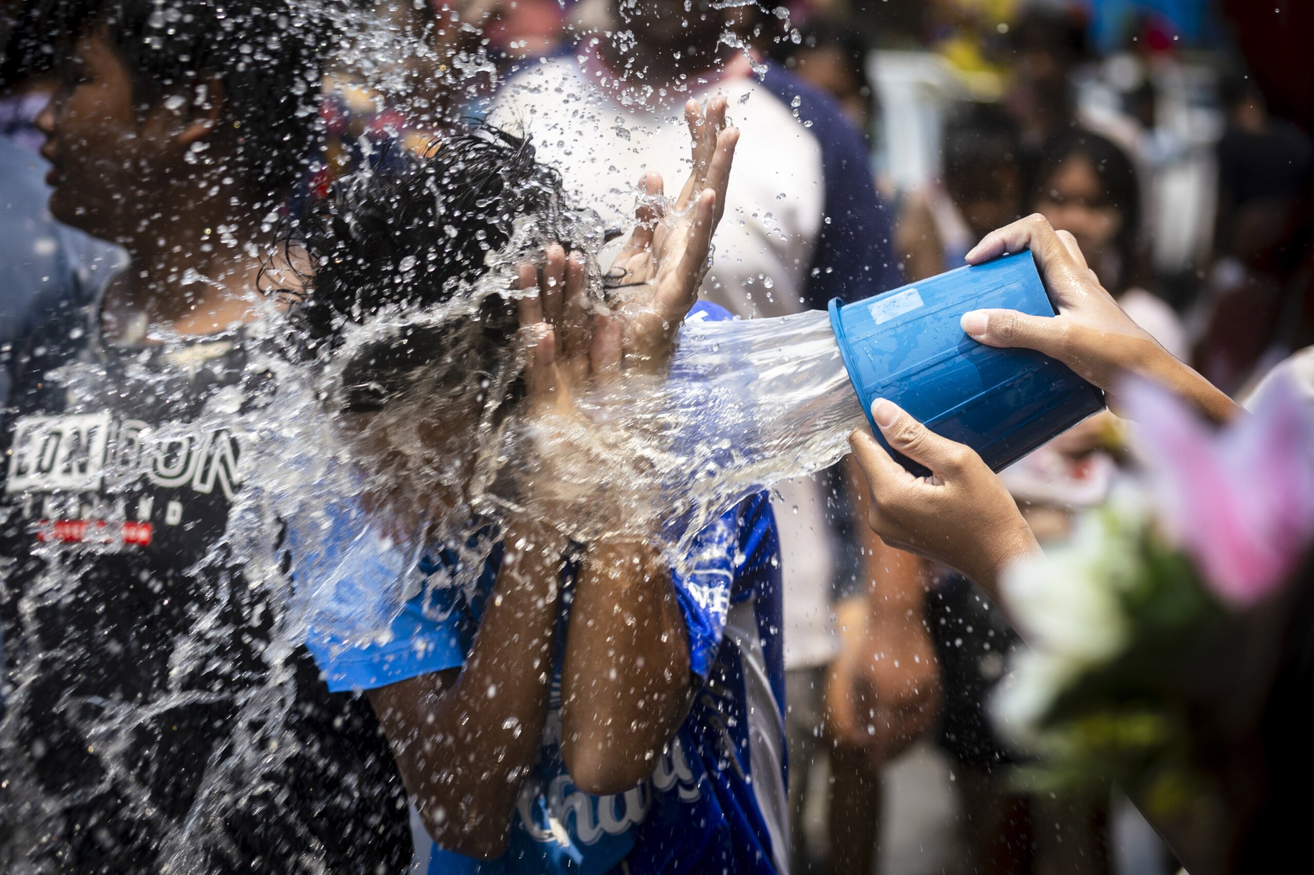 Water guns are in full blast to mark Thai New Year festivities despite ...