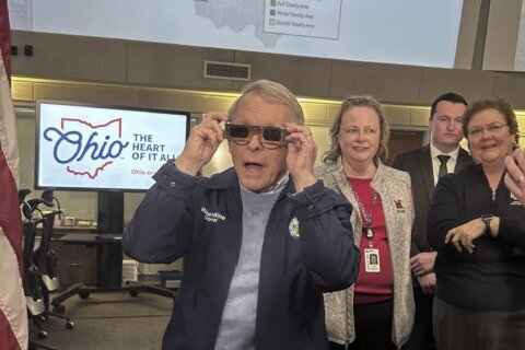 Emergency operations plan ensures 'a great day' for Monday's eclipse, Ohio Gov. Mike DeWine says