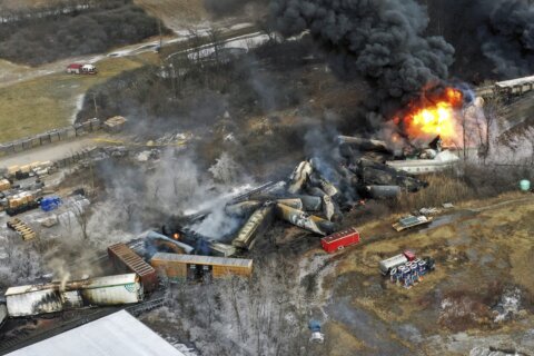 AP Exclusive: EPA didn’t declare a public health emergency after fiery Ohio derailment