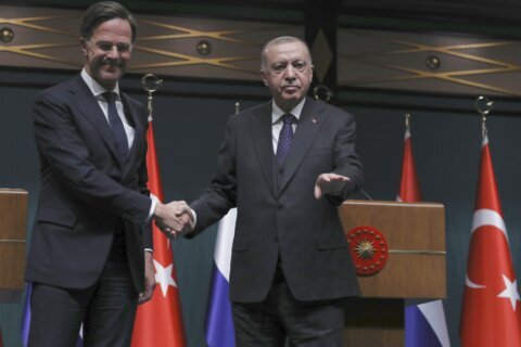 Turkey says it backs outgoing Dutch prime minister Rutte’s candidacy for NATO chief