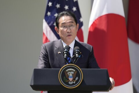 Japanese Prime Minister Fumio Kishida addresses Congress amid skepticism about US role abroad