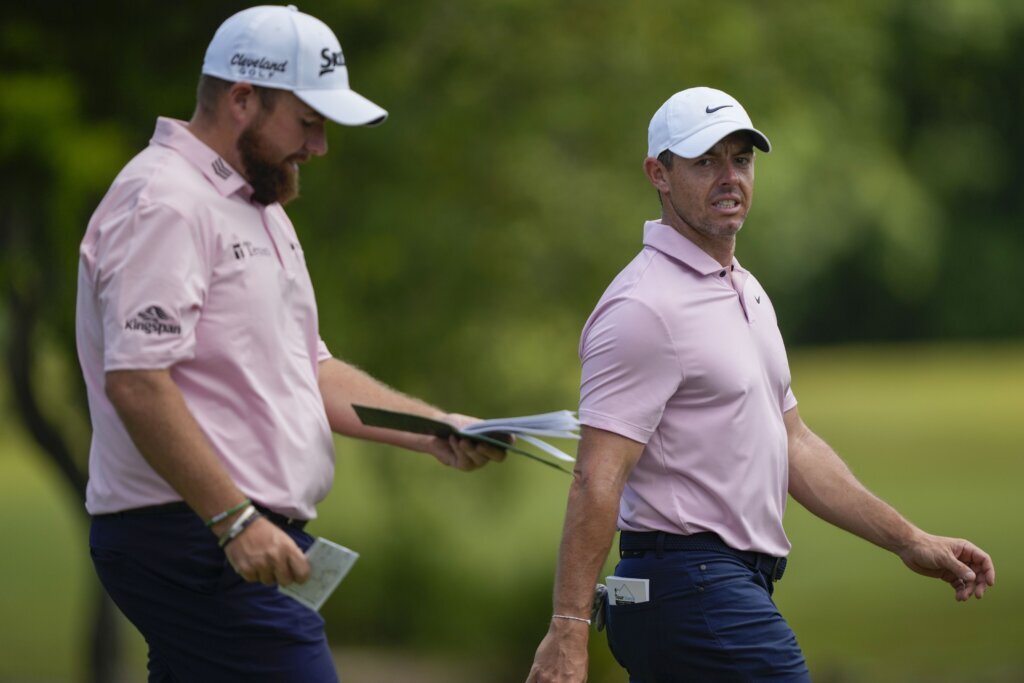 Rory McIlroy and Shane Lowry share lead in team event at TPC of Louisiana