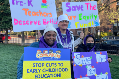 Proposed cuts could lead to lack of available child care in DC, advocates say at rally
