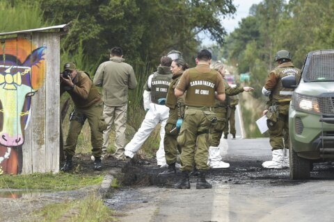 Asesinan a tres policías en el sur de Chile