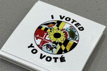 maryland i voted sticker