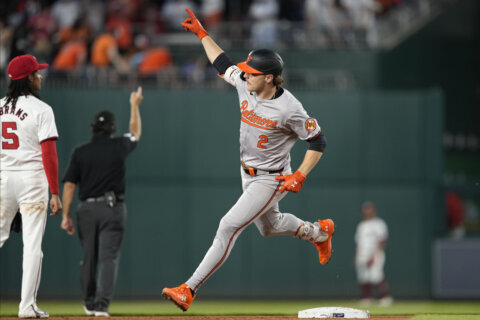 Mateo’s go-ahead hit in 12th helps Orioles survive Kimbrel’s blown save, beat Nats and avoid sweep
