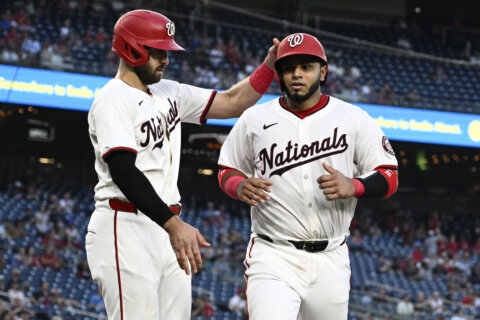 Garcia, Winker go deep as Nats end slide, beat struggling Twins 12-3