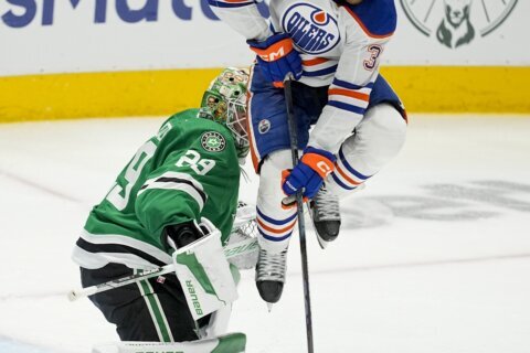 Stars drop 7th straight Game 1, falling 3-2 to Oilers in 2nd overtime in West final