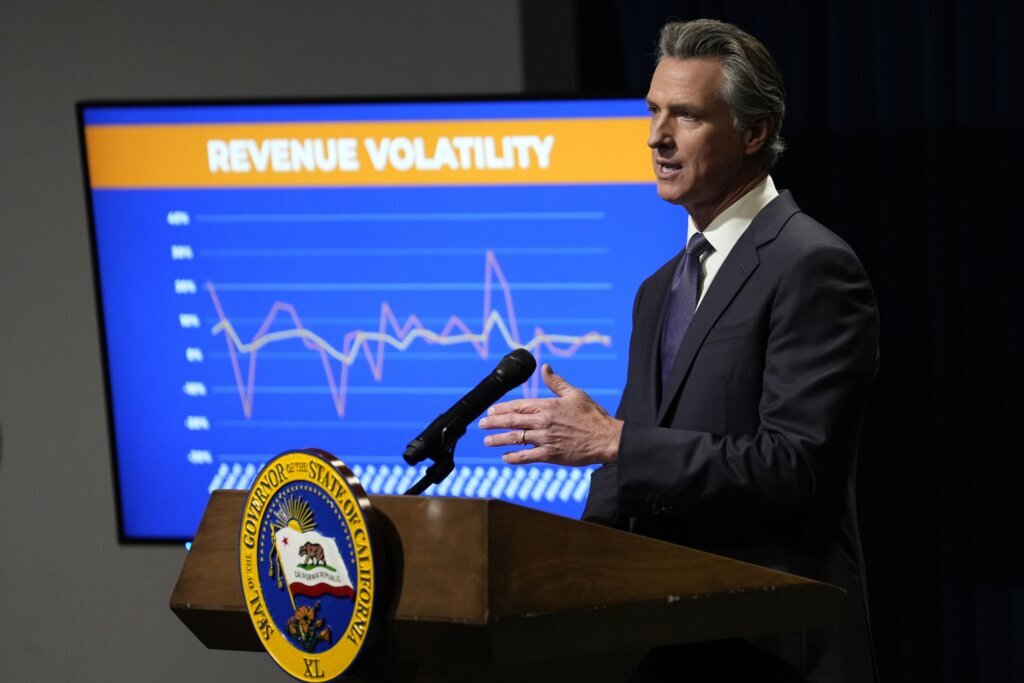 California governor would slash 10,000 vacant state jobs to help close $27.6 billion deficit