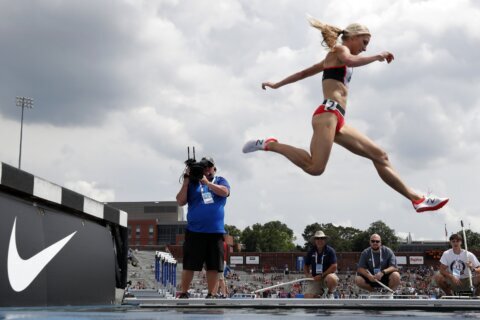Three-time US Olympian Emma Coburn says Paris dream ‘is over’ after ankle fracture and surgery