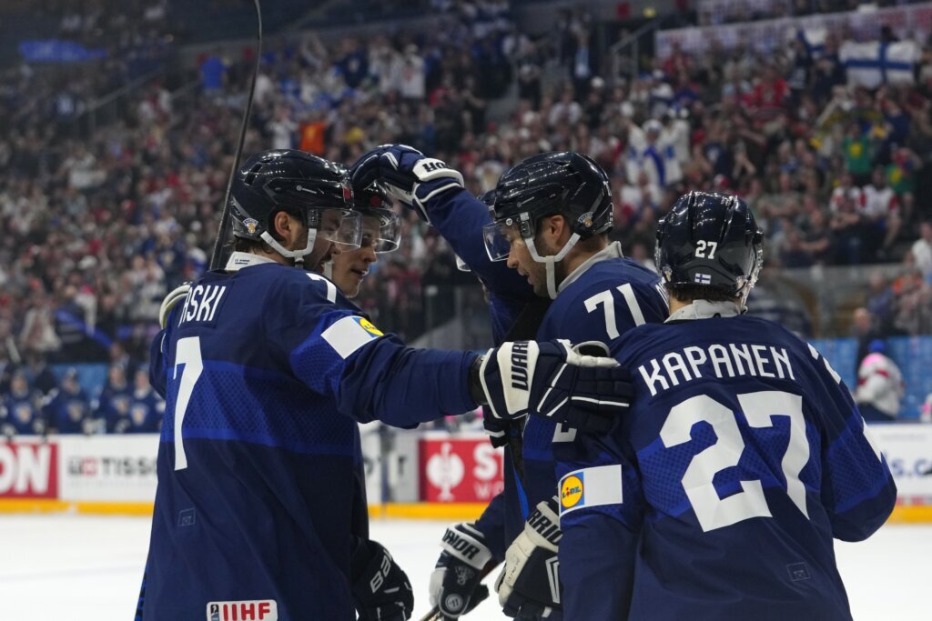 Finland shuts out newcomer Britain, Slovakia tops Kazakhstan at hockey worlds