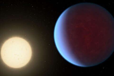 A scorching, rocky planet twice Earth’s size has a thick atmosphere, scientists say