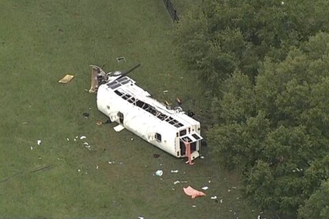 8 dead, at least 40 injured as farmworkers’ bus overturns in central Florida; driver arrested