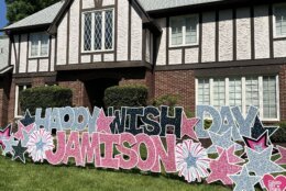 Happy Wish Day sign for Jamison Cohen