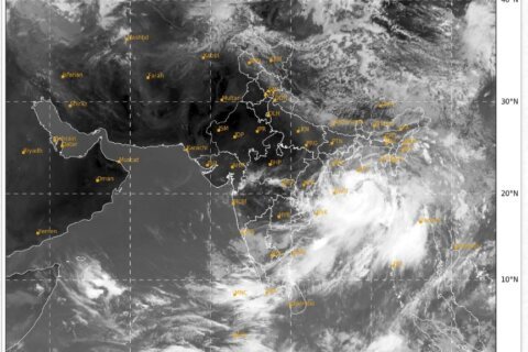 Bangladesh evacuates hundreds of thousands as a severe cyclone approaches from the Bay of Bengal