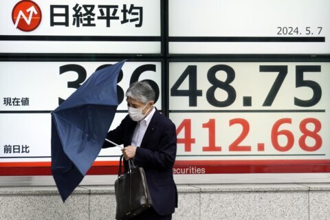 Stock market today: Asian shares mostly higher, though    China benchmarks falter
