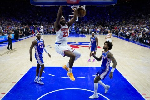 Mitchell Robinson has surgery on ankle that knocked him out of Knicks’ playoff run, AP source says