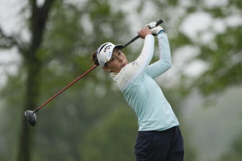 Thitikul shoots 65 for 2-shot lead at Mizuho Americas Open; No. 1 ranked Nelly Korda lurking 3 back