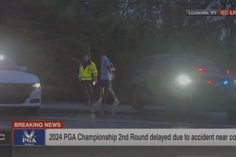 Scheffler jailed, released and stays in the mix on a memorable day at the PGA Championship
