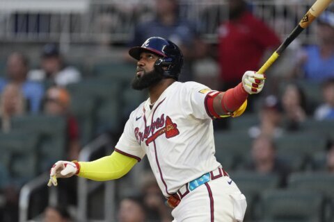 Marcell Ozuna’s NL-leading 18th home run helps Braves rally past Nationals, 5-2