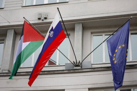 Slovenia becomes latest European country to recognize a Palestinian state after a parliamentary vote