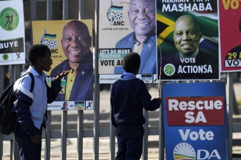 South Africans begin voting in an election seen as their country’s most important in 30 years