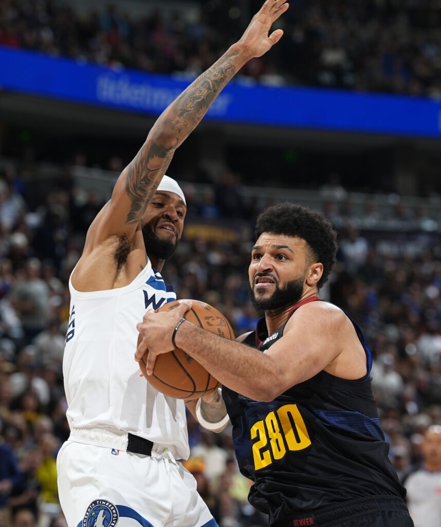 Edwards, Towns lead Wolves’ 106-80 blitz of Murray, Jokic for 2-0 series lead over champion Nuggets