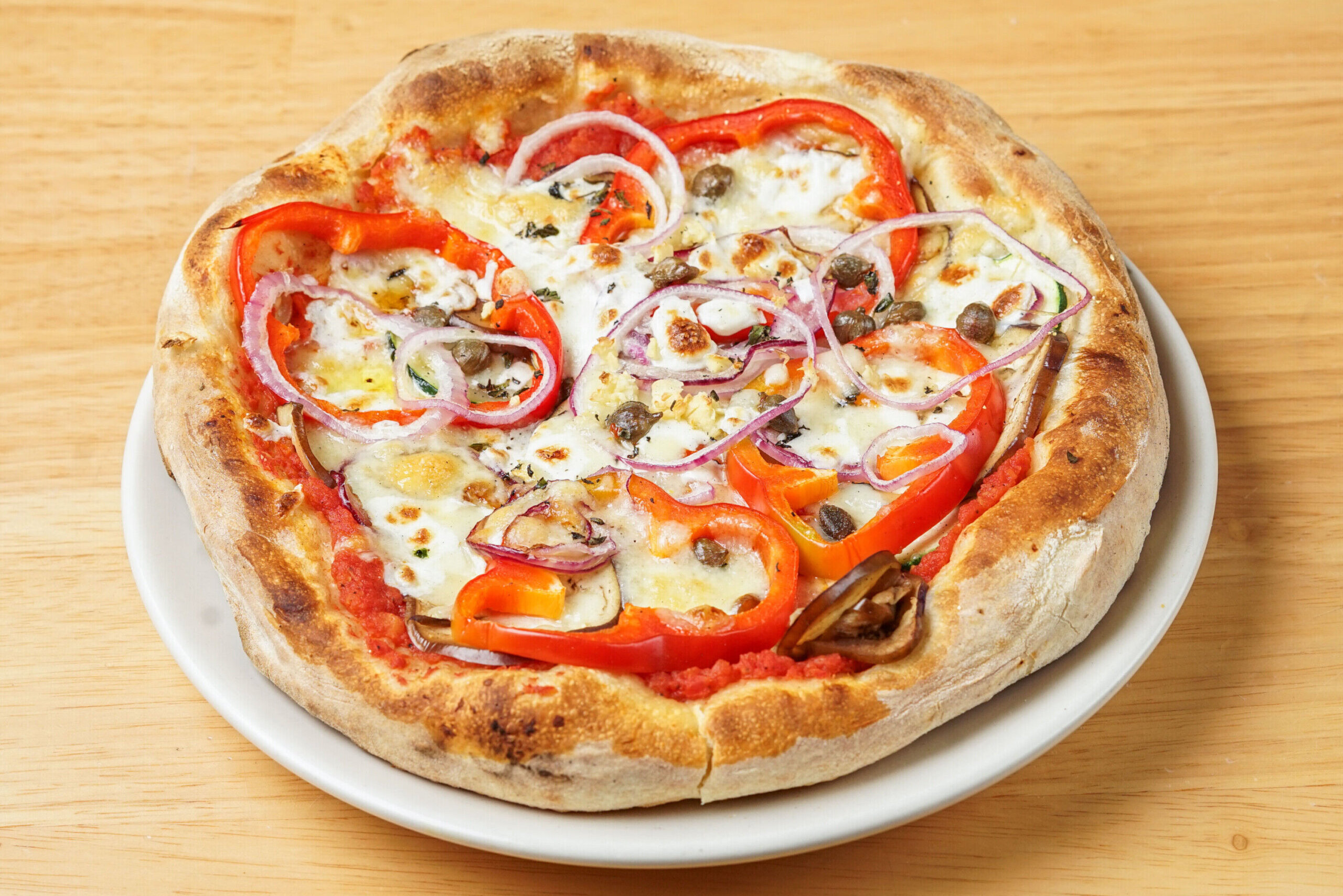 Vegan Siciliana Pizza from Pizzeria Paradiso