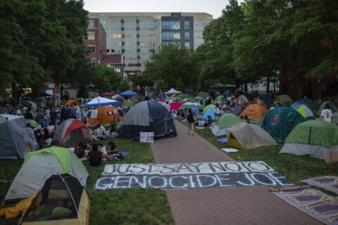 Policía desmantela campamento propalestino en la Universidad George Washington y arresta a manifestantes