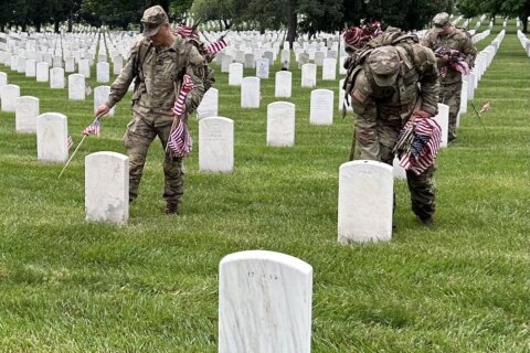 Flags In: Old Guard readies Arlington National Cemetery for Memorial Day