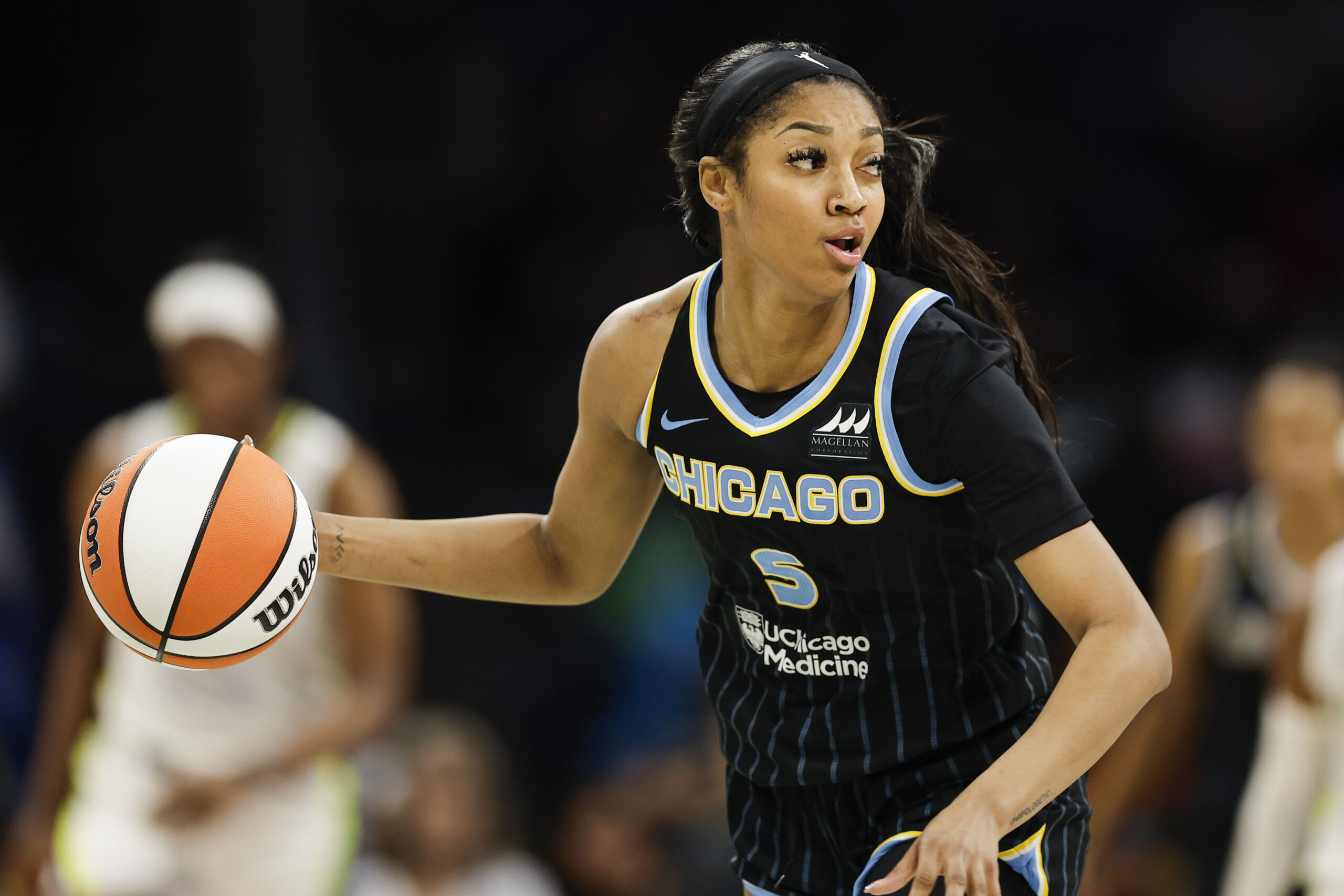 Chennedy Carter and rookie Angel Reese lead the Sky past the Mystics ...