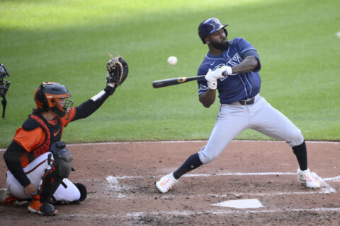 Rays take road slide into matchup with the Orioles