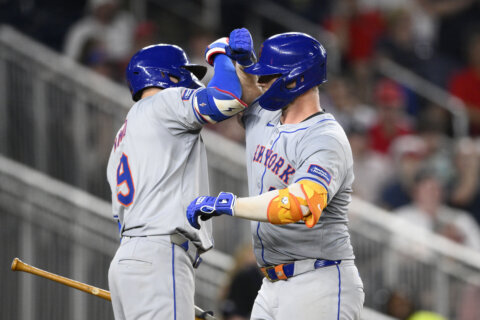 Pete Alonso and Harrison Bader homer to back David Peterson as the Mets beat the Nationals 6-3