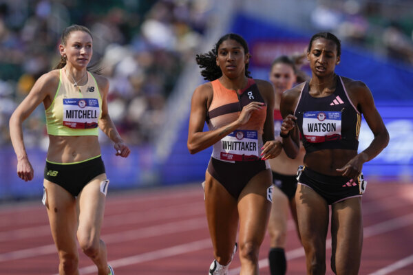 runners in a track and field event